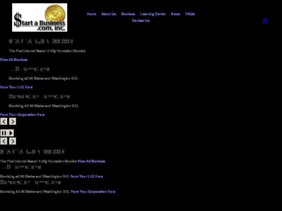 startabusiness.com shopify website screenshot