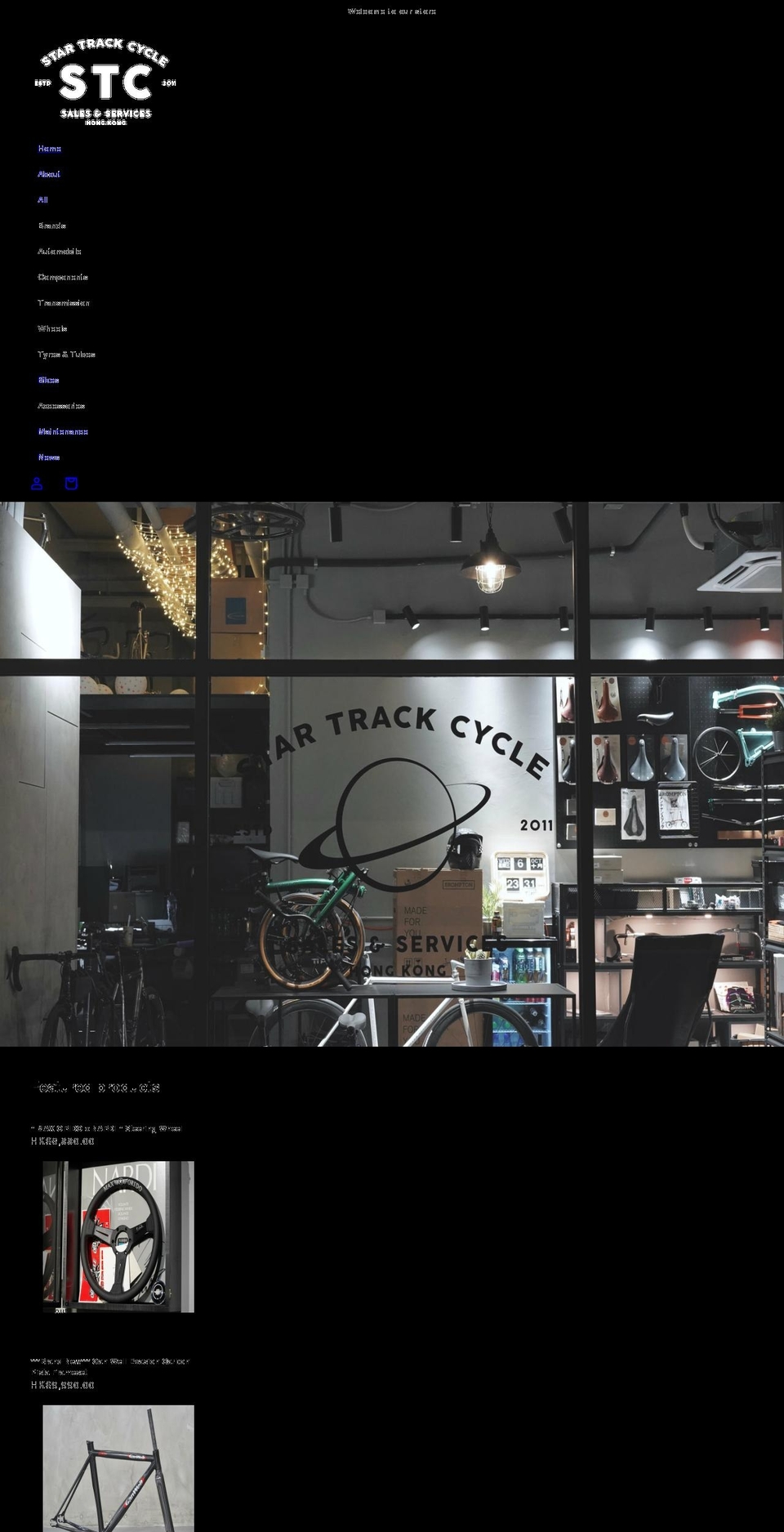 startrackcycle.com shopify website screenshot