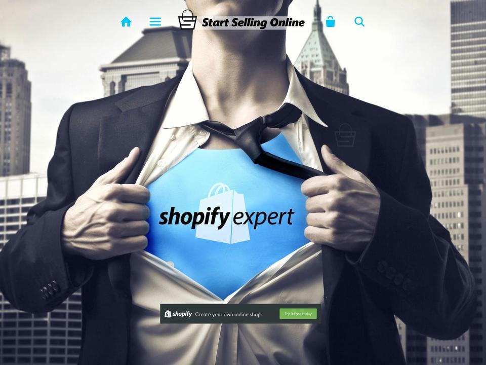 startsellingonline.ca shopify website screenshot