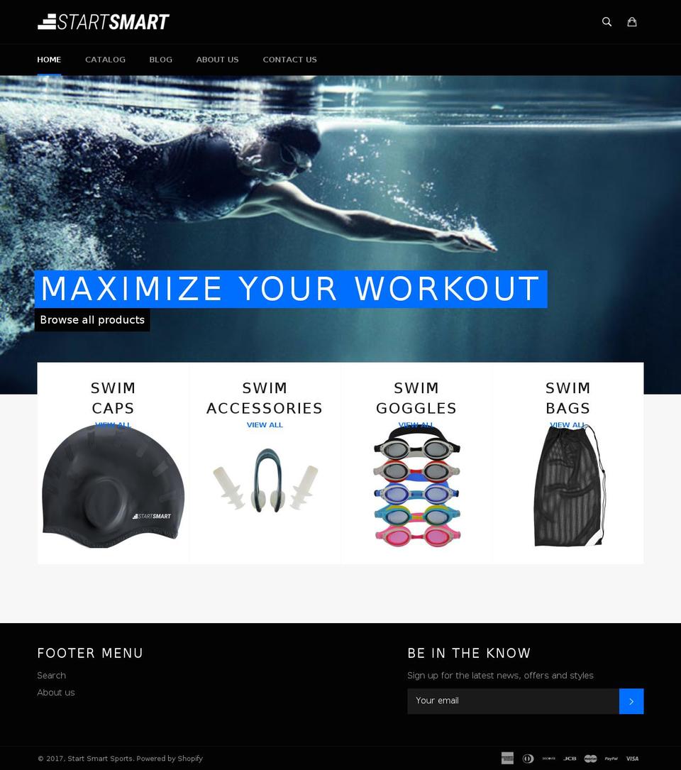 startsmartsports.com shopify website screenshot