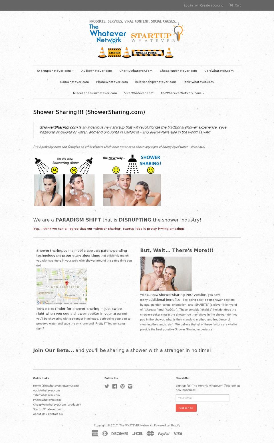 startupstupid.com shopify website screenshot