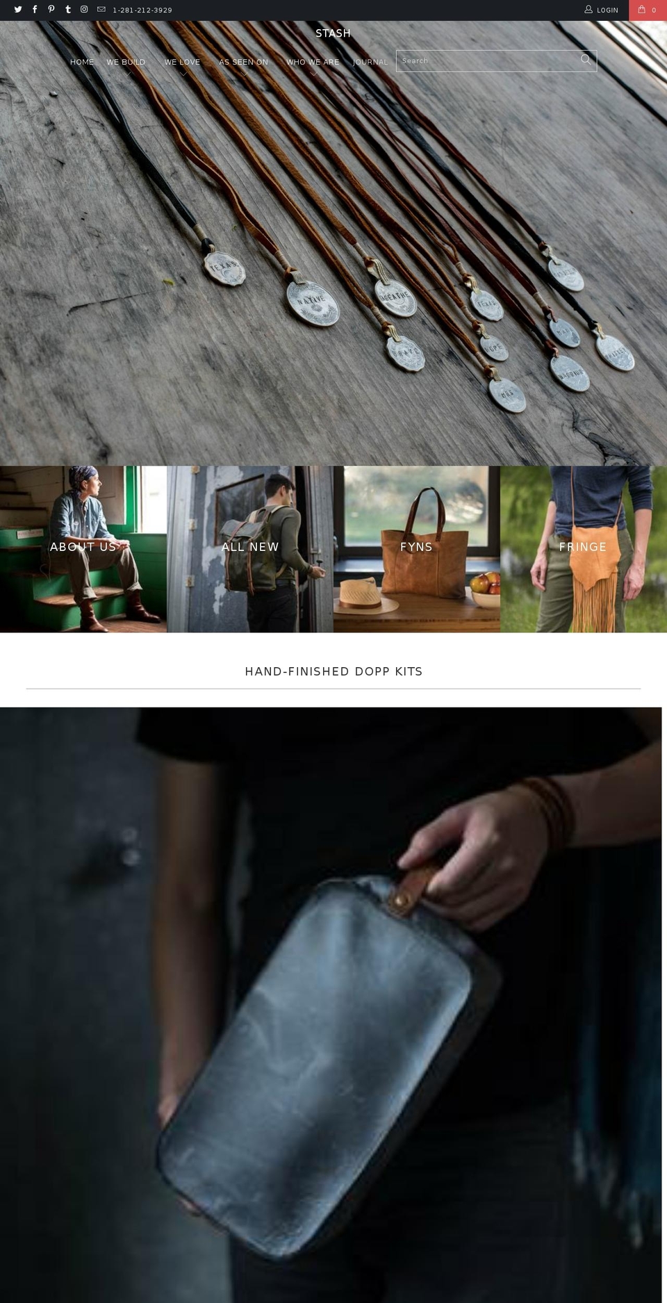 stash-co.com shopify website screenshot