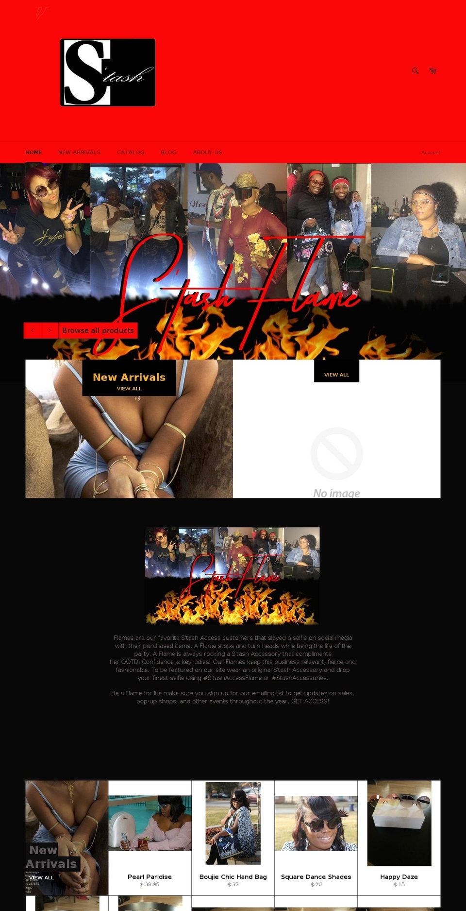 stashaccess.com — Shopify storefront screenshot