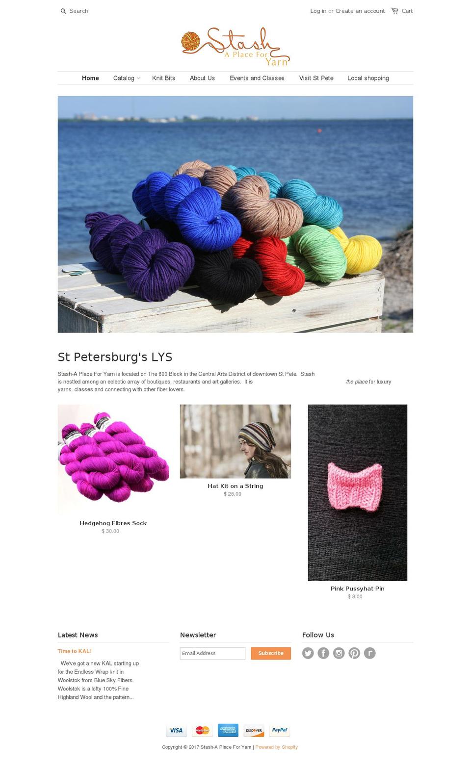 stashstpete.com shopify website screenshot