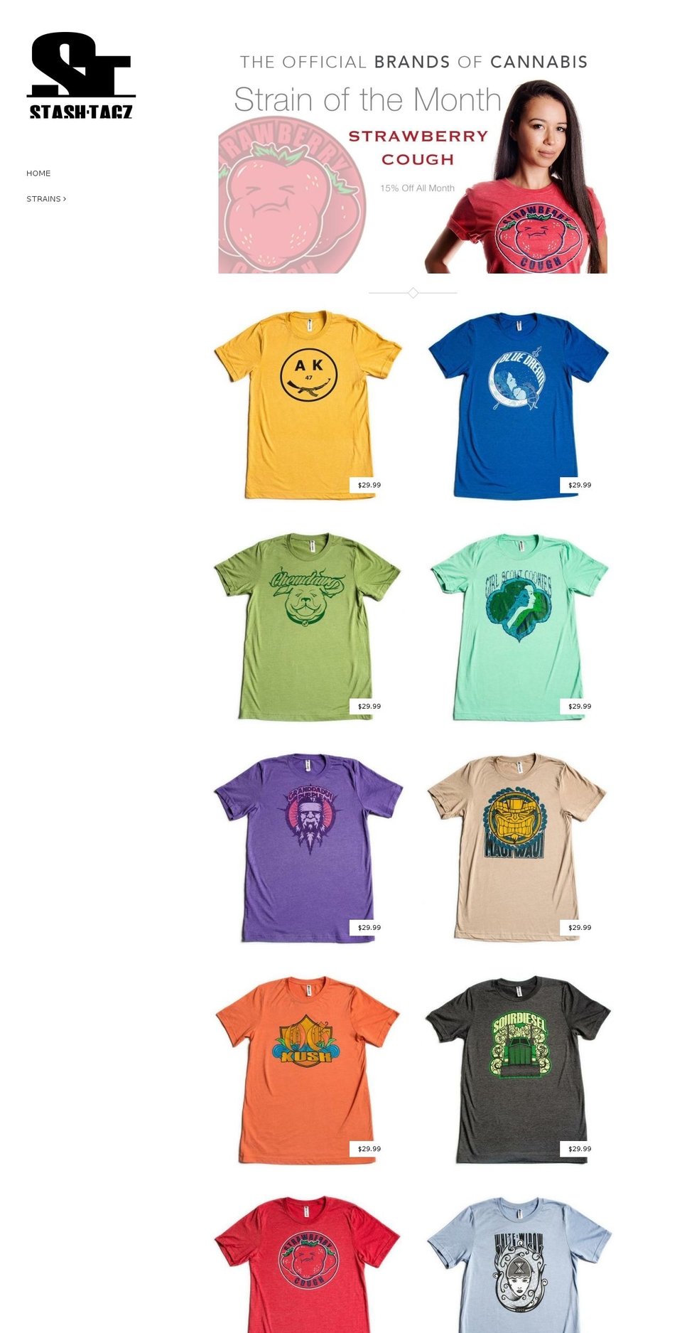 stashtagz.com shopify website screenshot