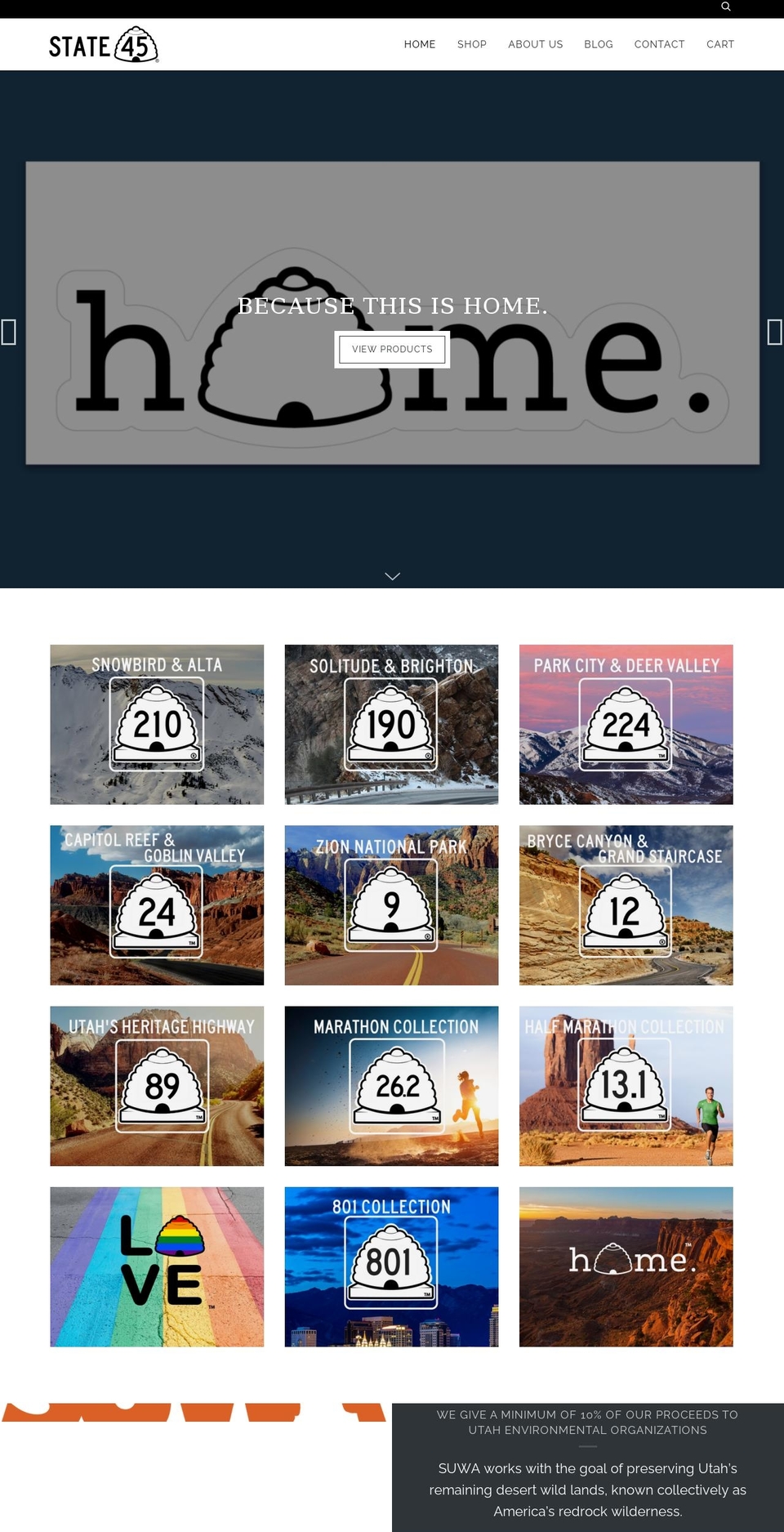 state-45.com shopify website screenshot