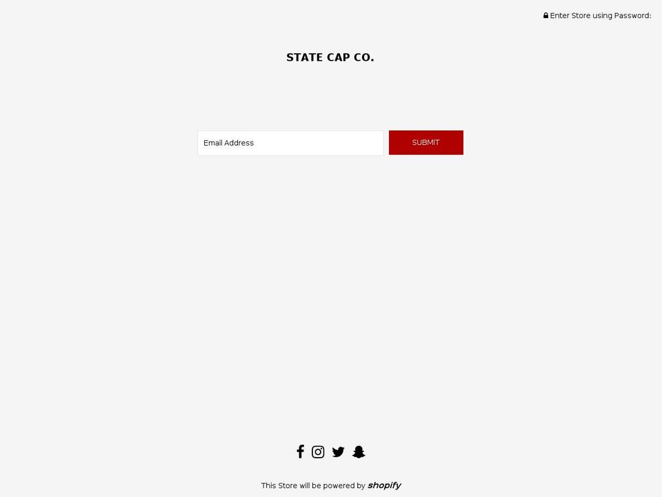 statecapco.com — Shopify storefront screenshot