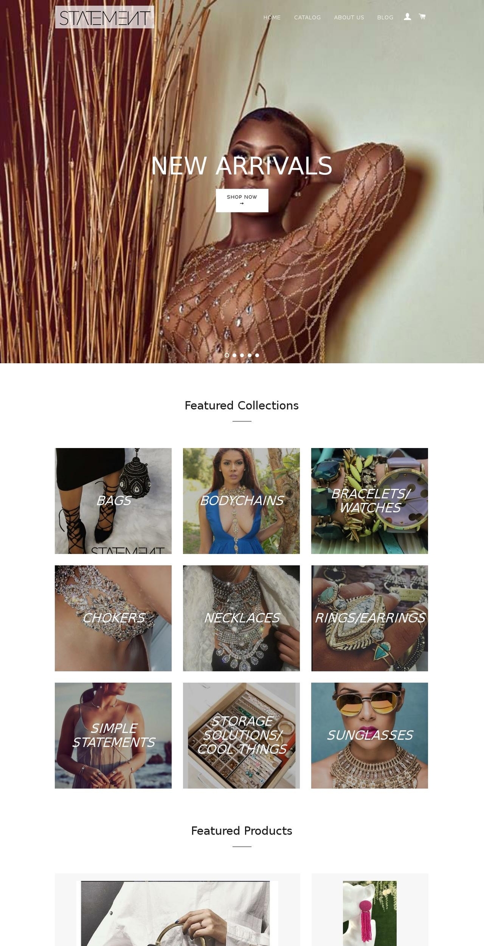 statementaccessoriestt.com shopify website screenshot