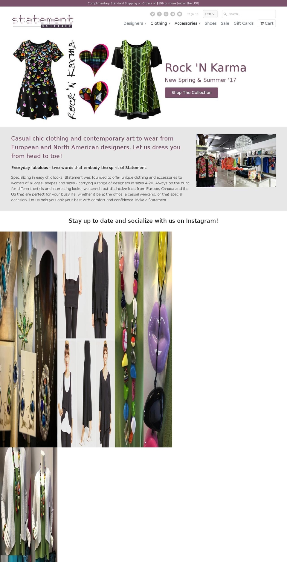 statementbtq.com shopify website screenshot