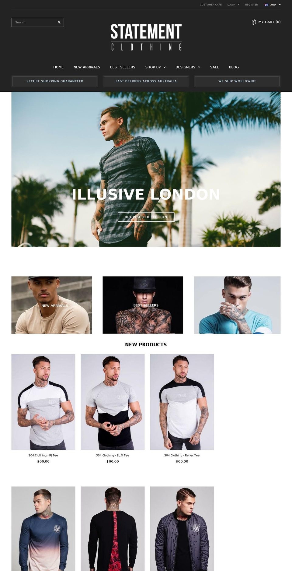 gentleman-1-0-7 Shopify theme site example statementclothing.com