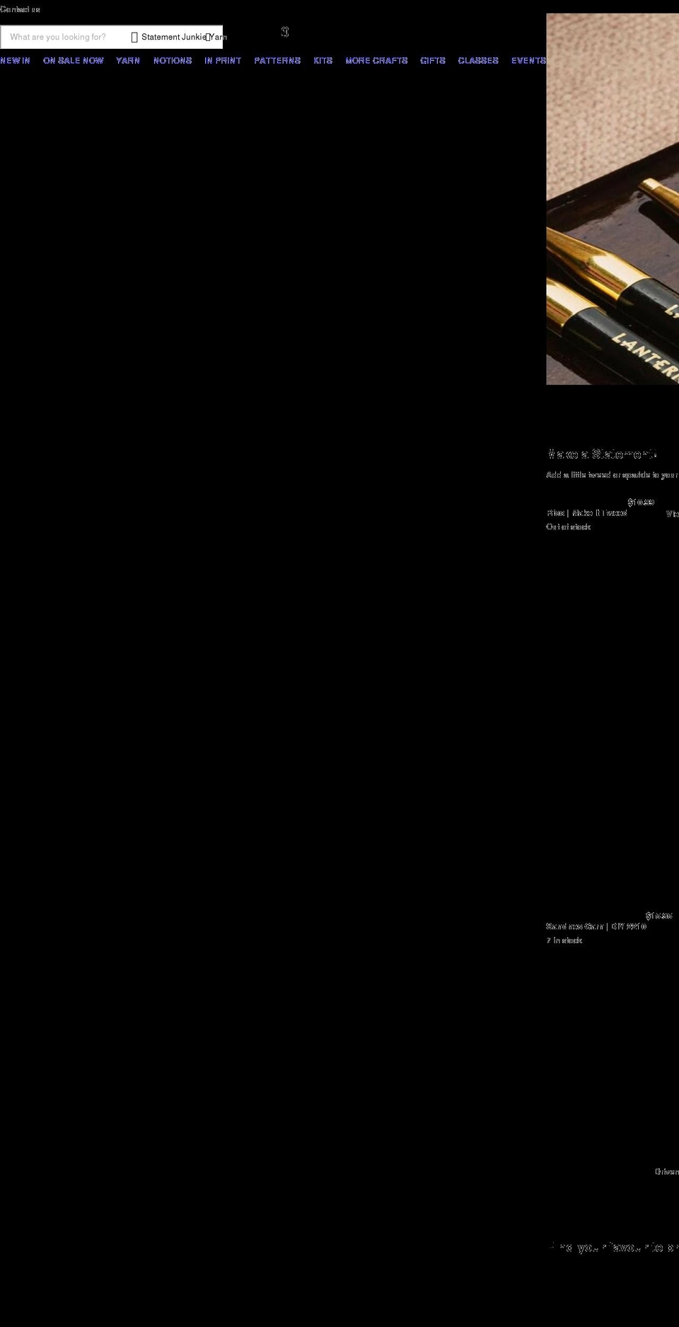 statementjunkie.com shopify website screenshot