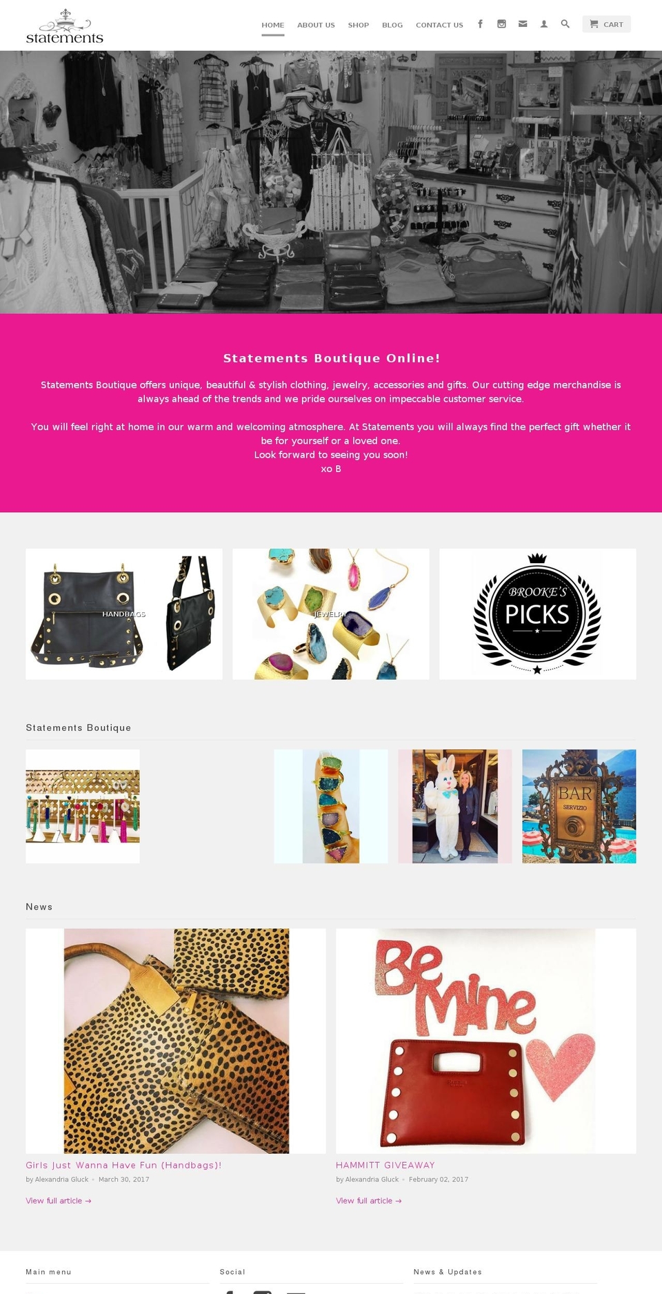 statementsfashion.com shopify website screenshot
