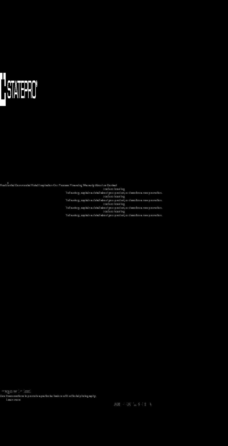 statepro.ca shopify website screenshot