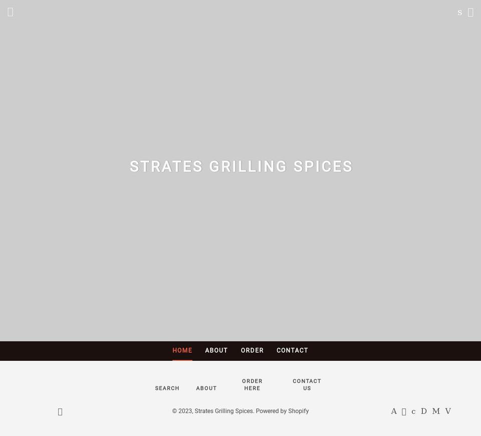 states-grilling-spices.com — Shopify storefront screenshot