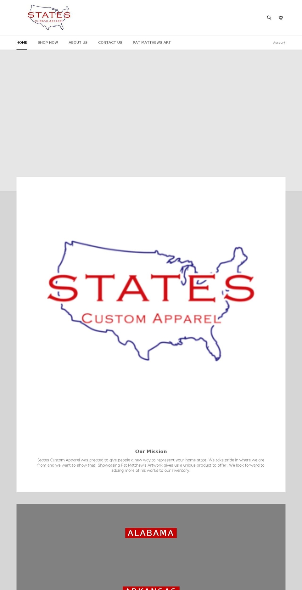 statesapparel.com — Shopify storefront screenshot