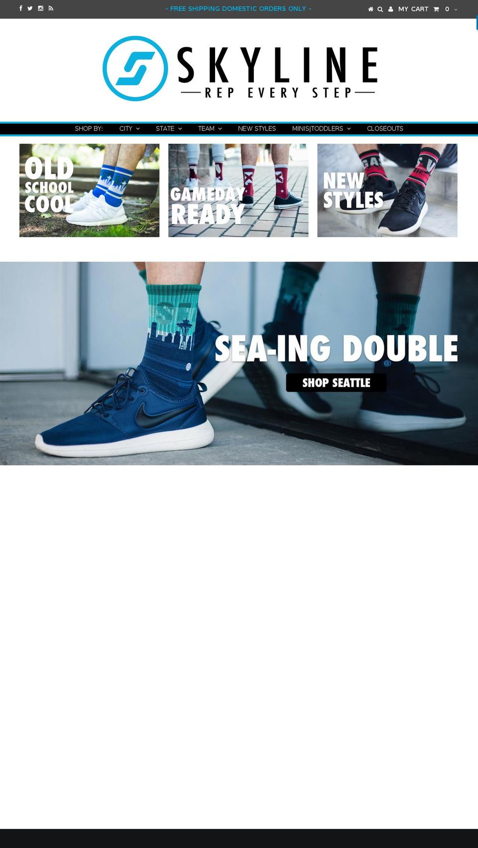 statesocks.com shopify website screenshot