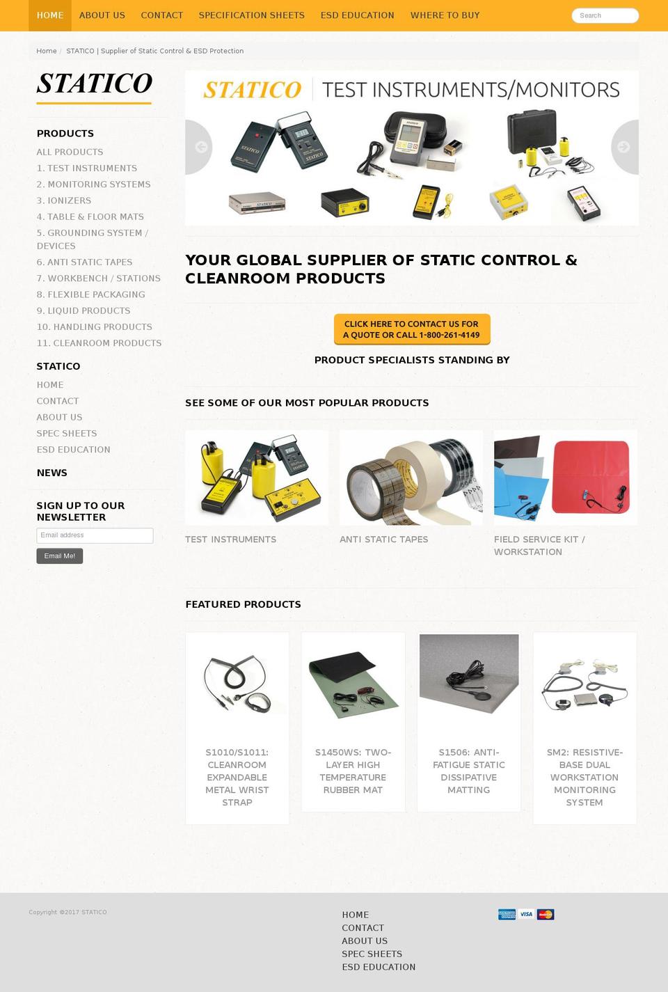 statico.com shopify website screenshot