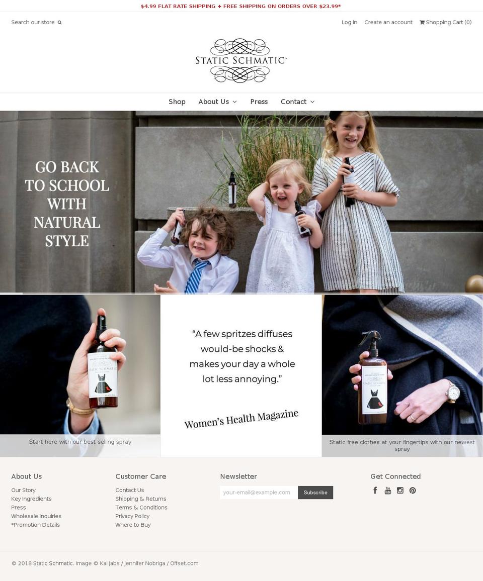 staticschematic.com — Shopify storefront screenshot