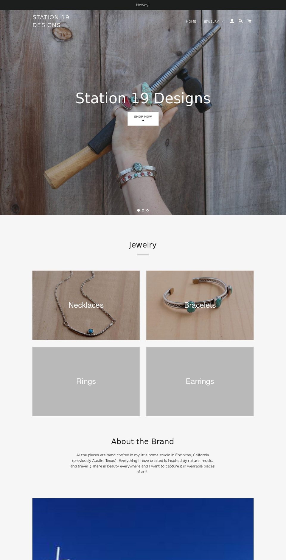 station19designs.com — Shopify storefront screenshot