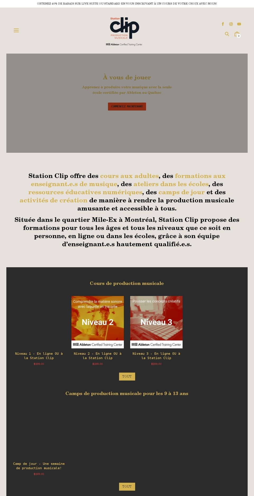 stationclip.com shopify website screenshot