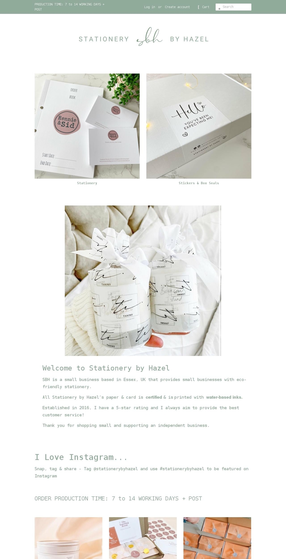 Master Website Shopify theme site example stationerybyhazel.co.uk