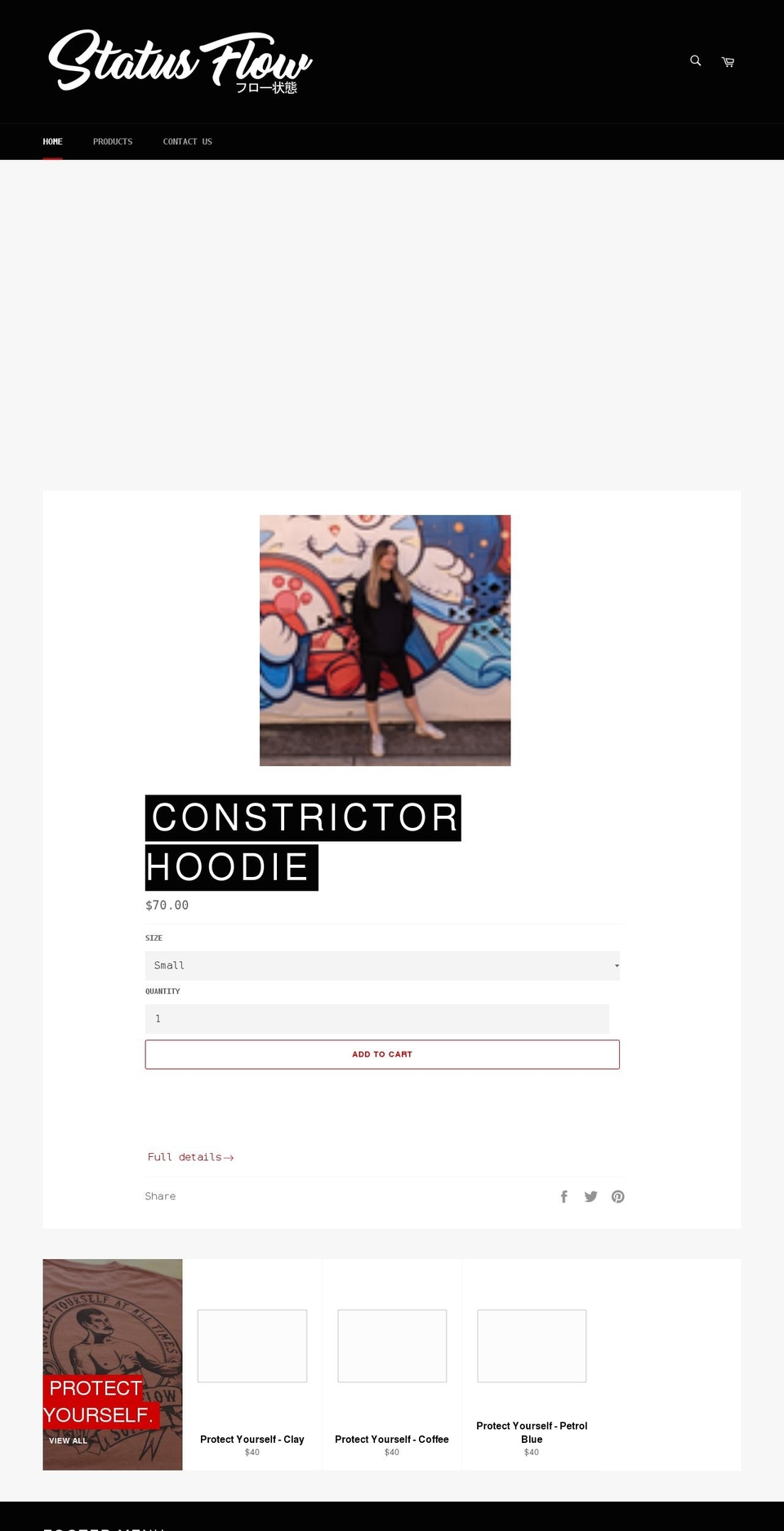 statusflow.com.au shopify website screenshot