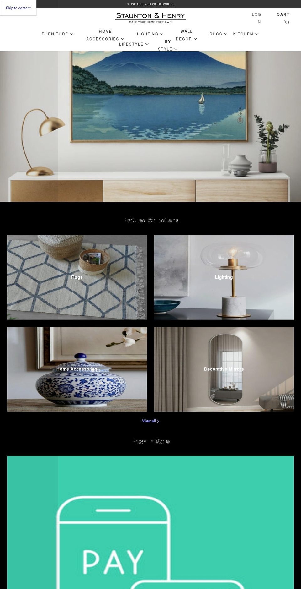 stauntonandhenry.com shopify website screenshot