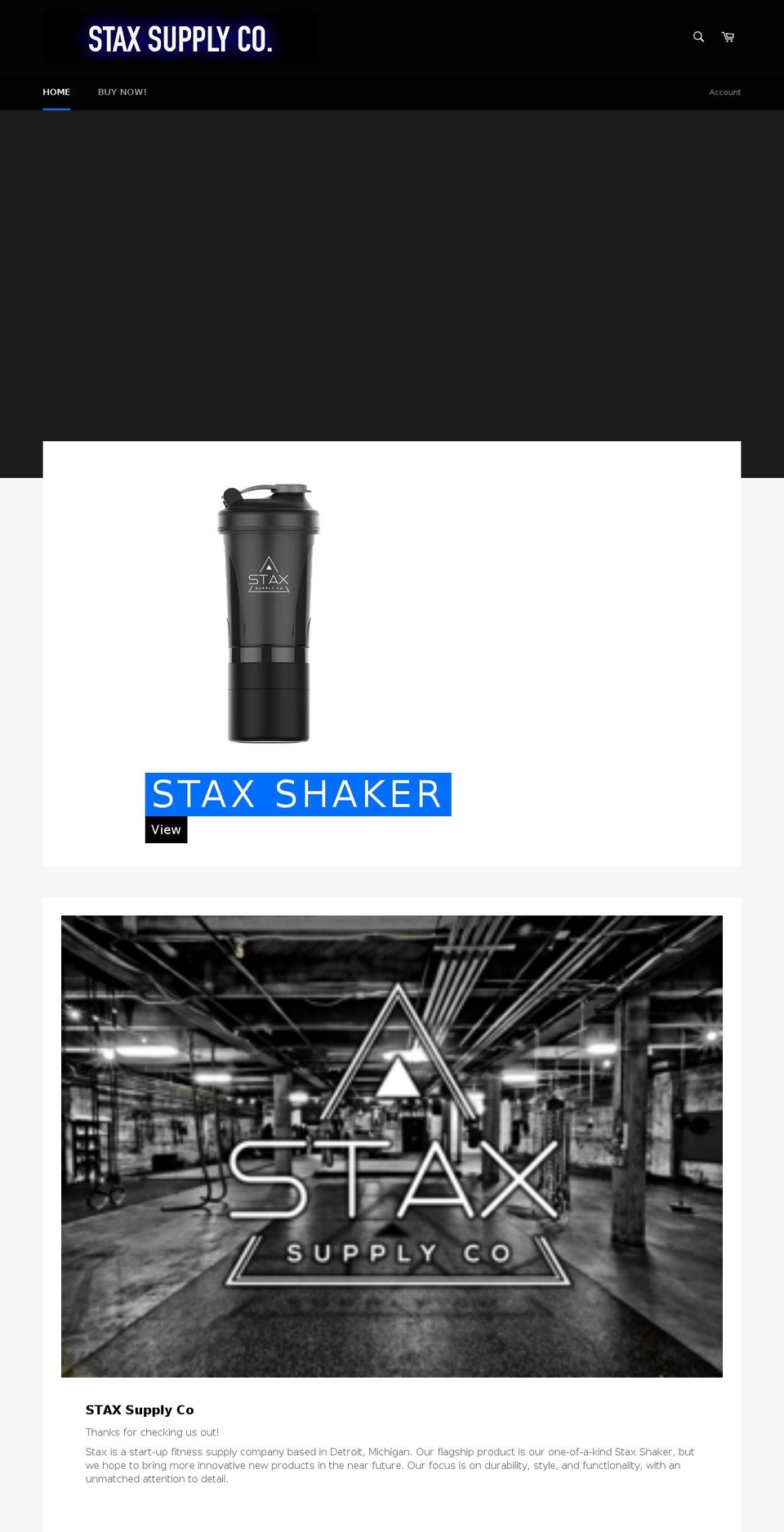 staxsupplyco.com — Shopify storefront screenshot
