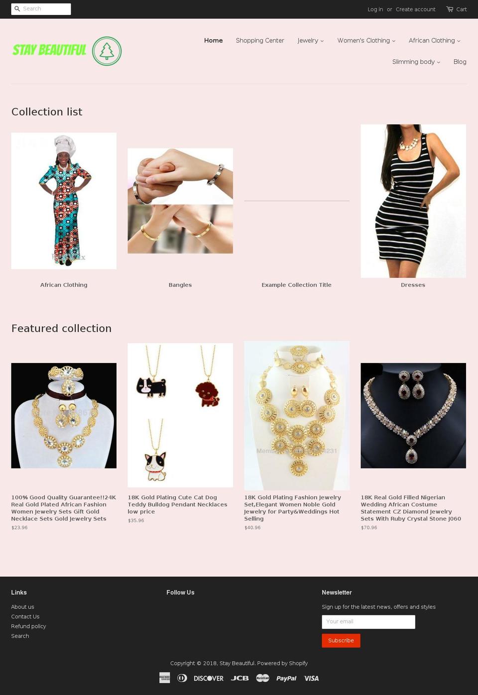 staybeautifully.com shopify website screenshot