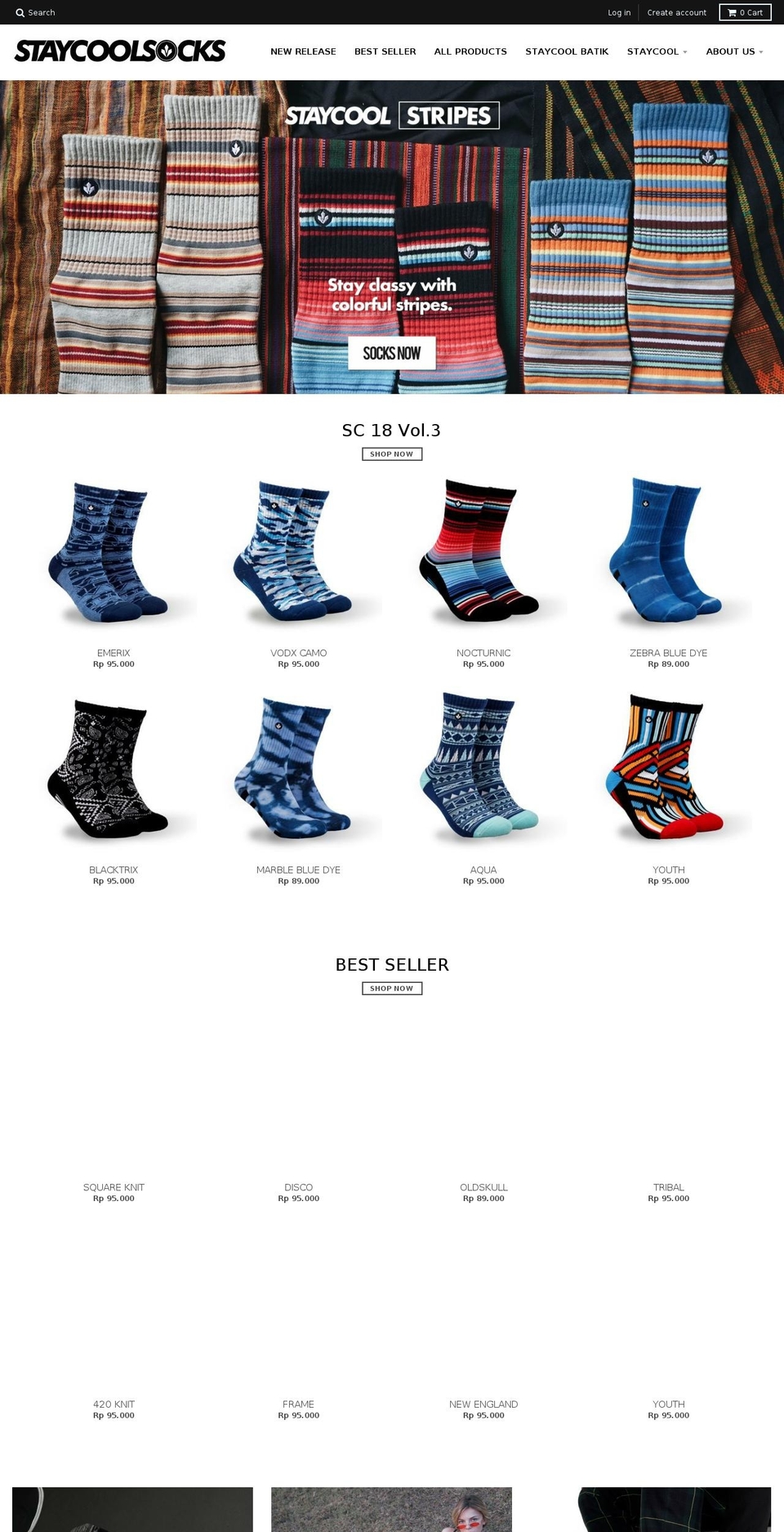 staycoolsocks.com shopify website screenshot