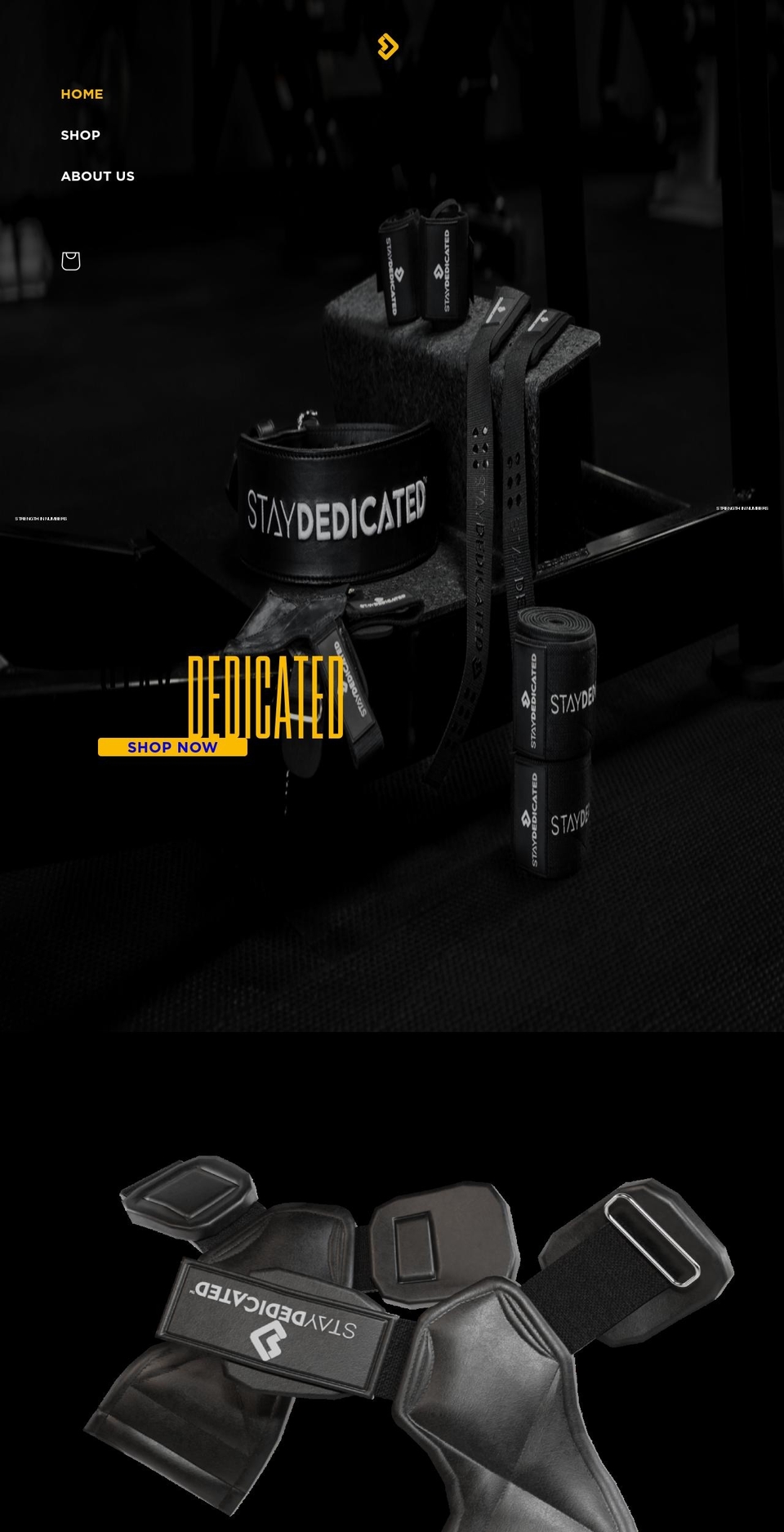 staydedicated.com shopify website screenshot