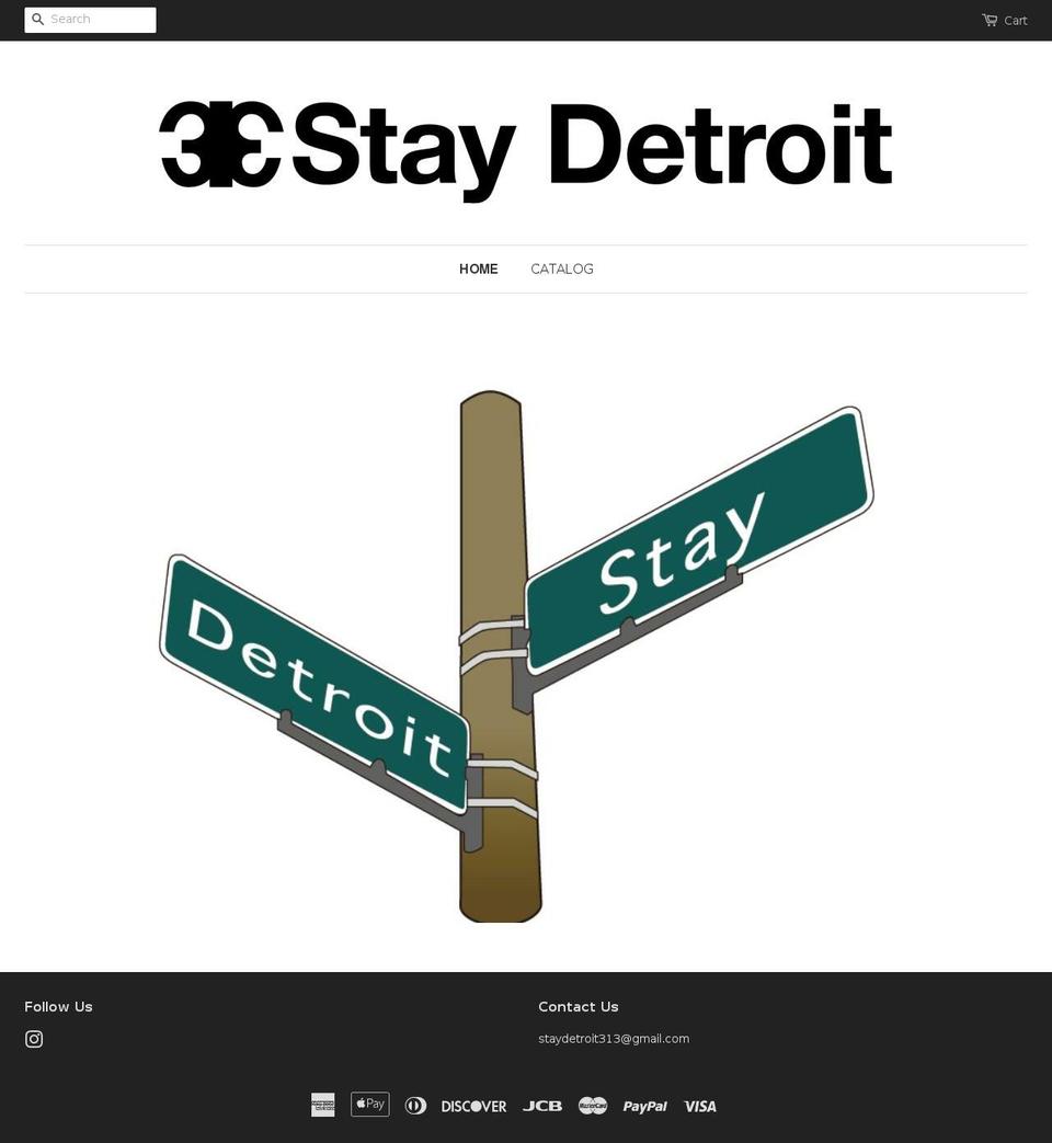 staydetroit.net shopify website screenshot