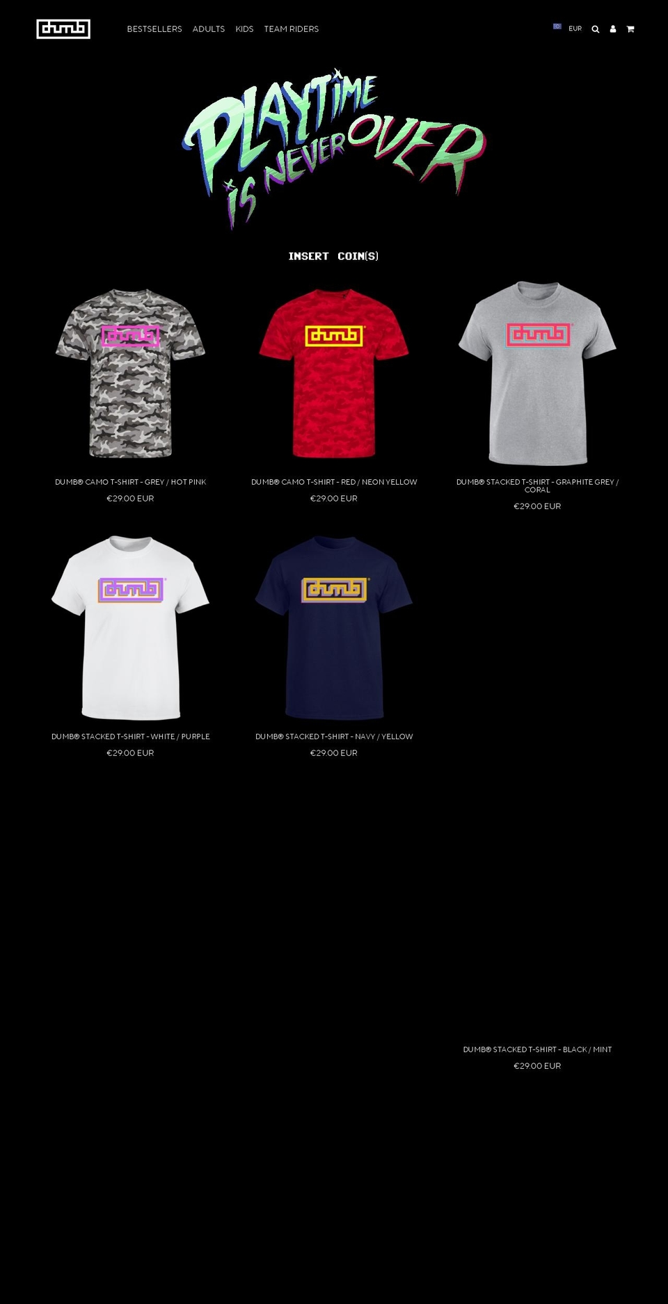 staydumb.com — Shopify storefront screenshot