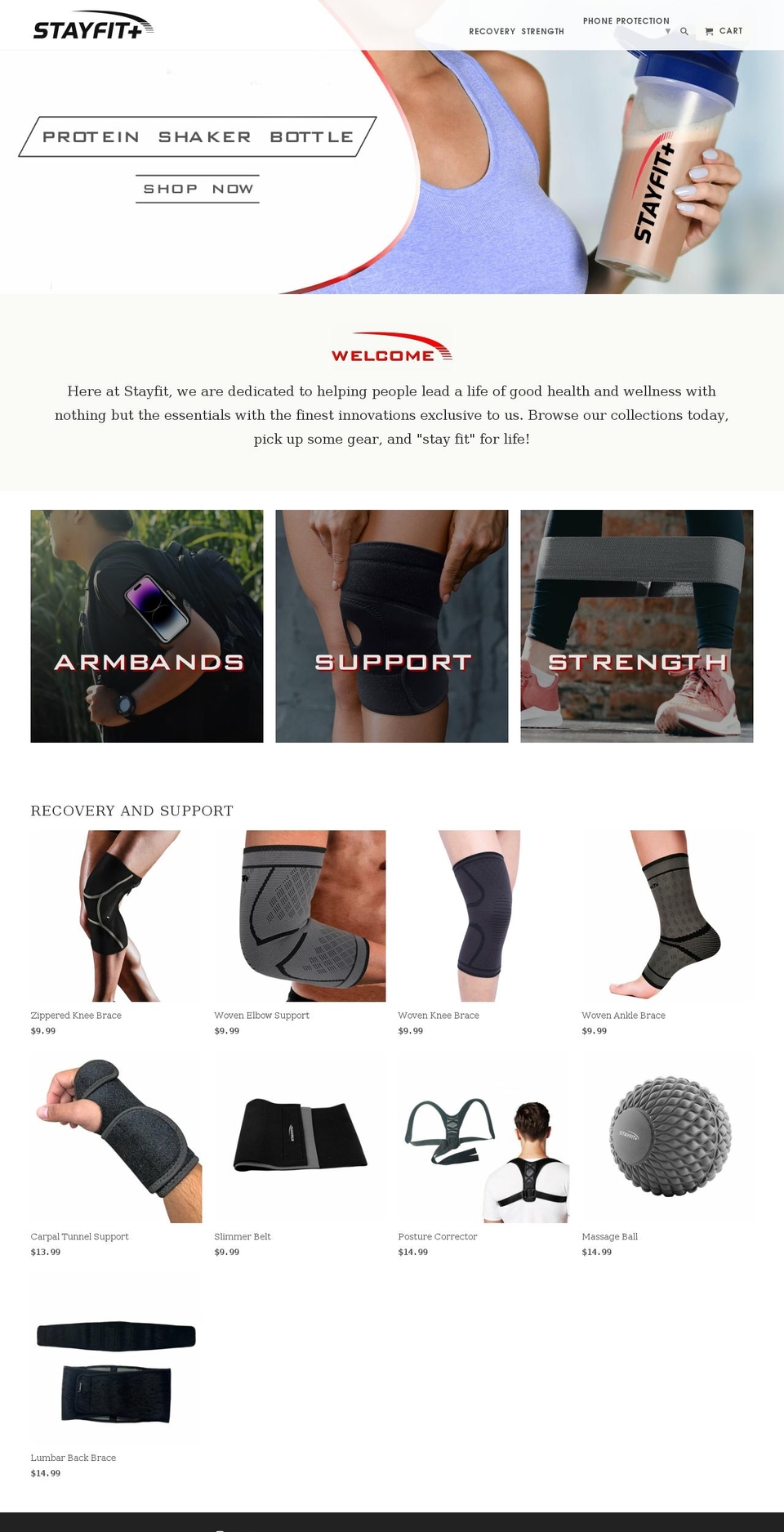 stayfitco.com shopify website screenshot