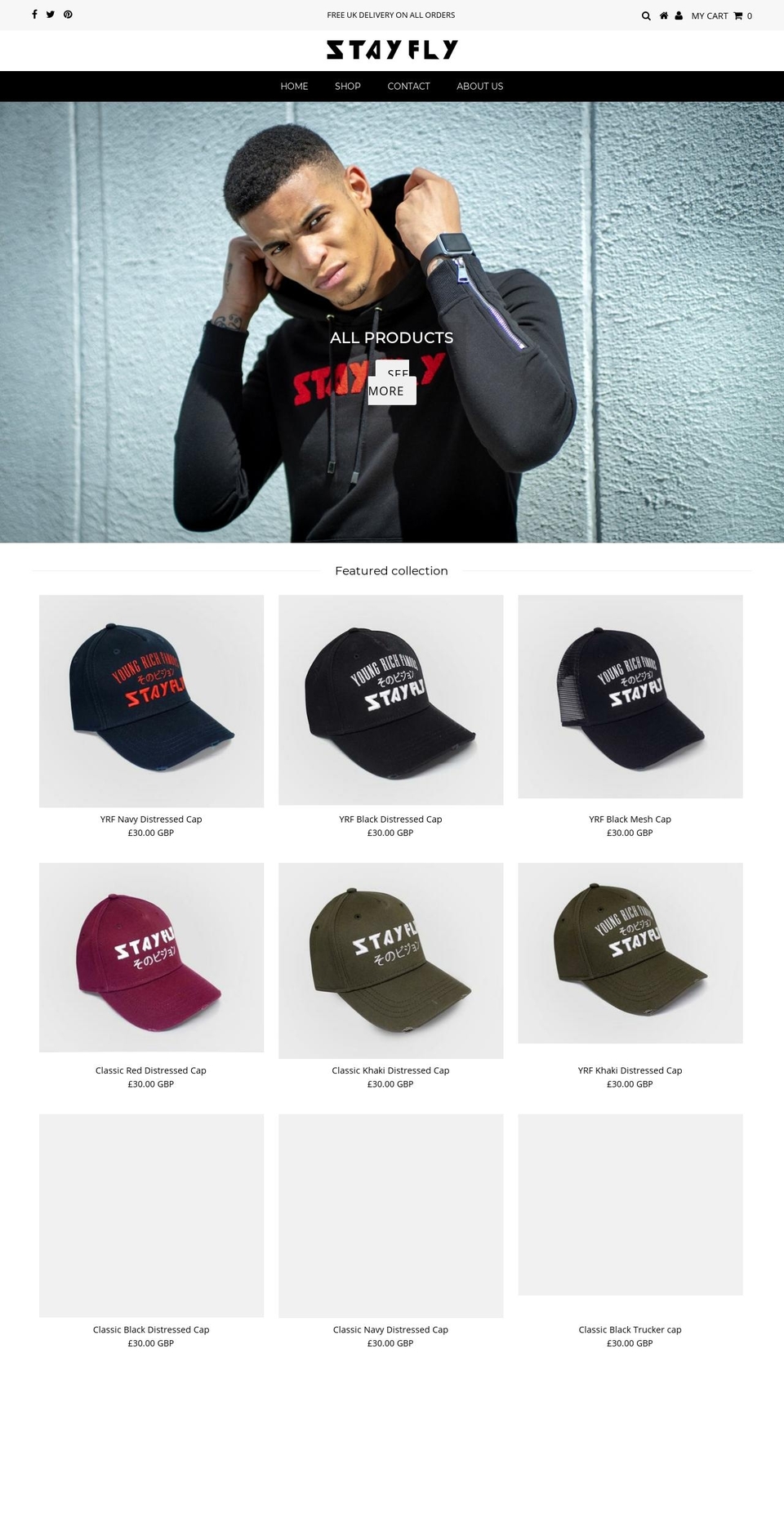 stayflycity.com shopify website screenshot