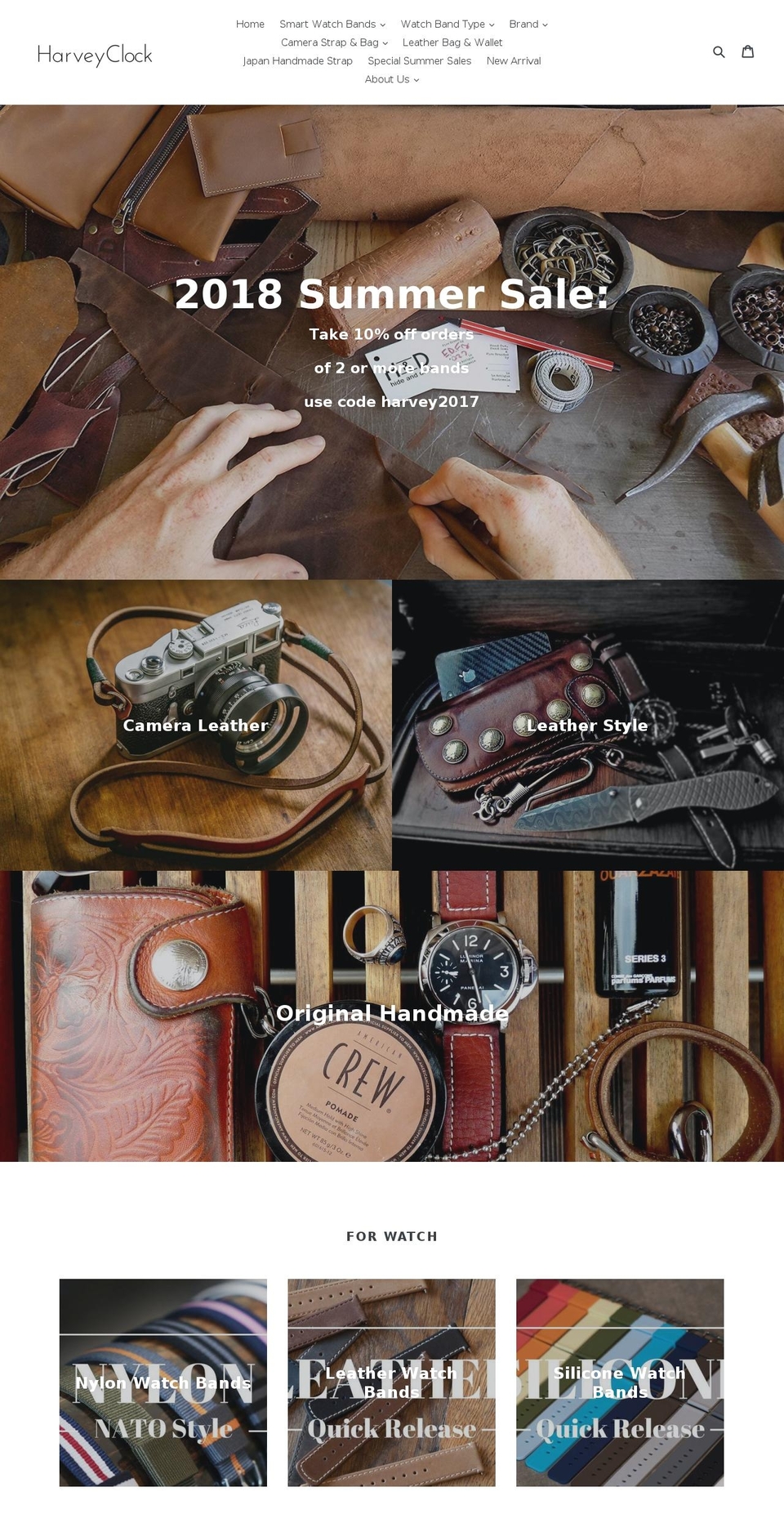 stayhandmade.com — Shopify storefront screenshot