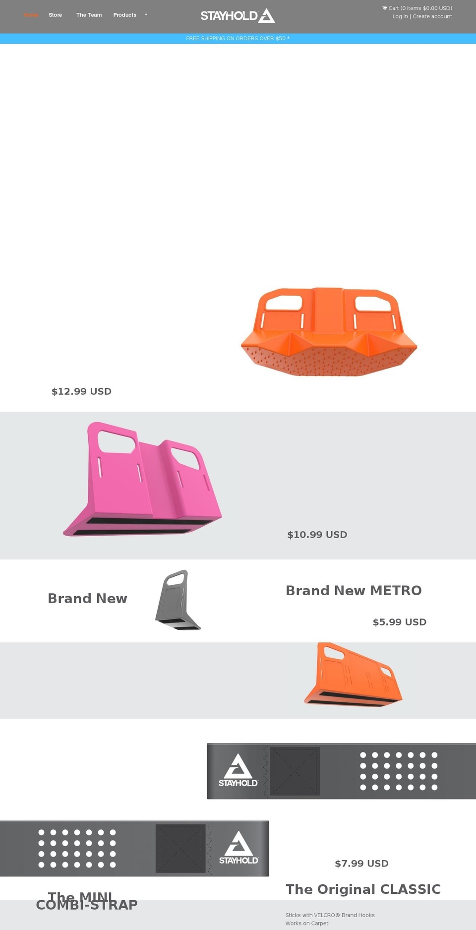 stayholdusa.com — Shopify storefront screenshot