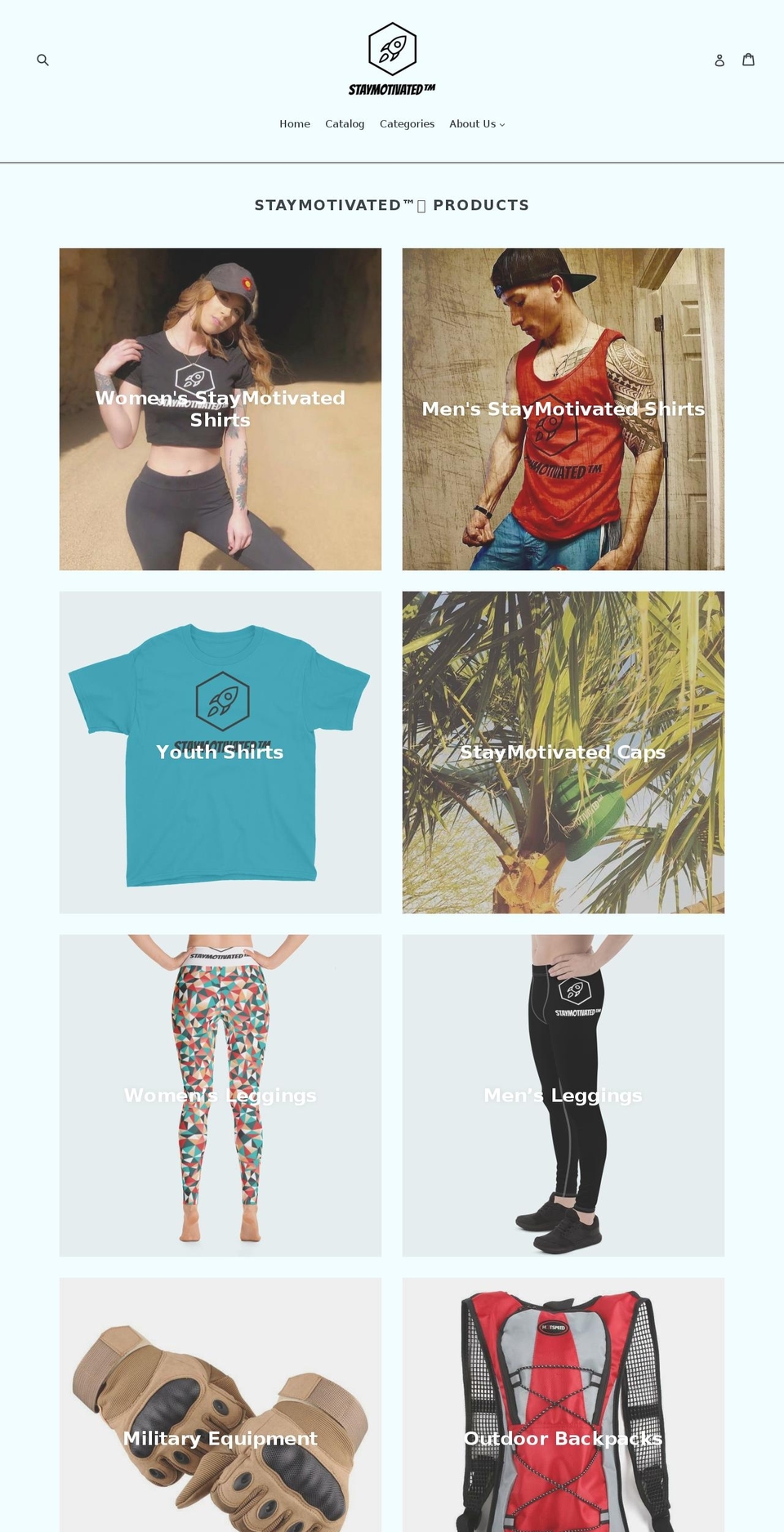 staymotivatedclothing.com — Shopify storefront screenshot