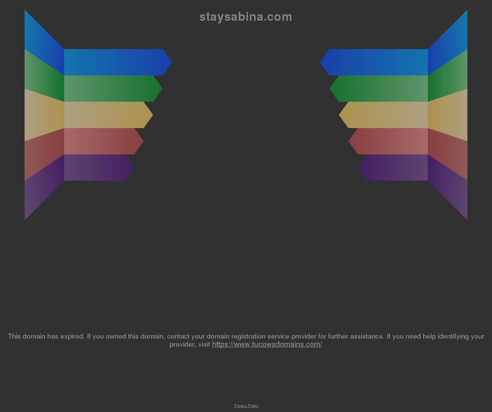 staysabina.com shopify website screenshot