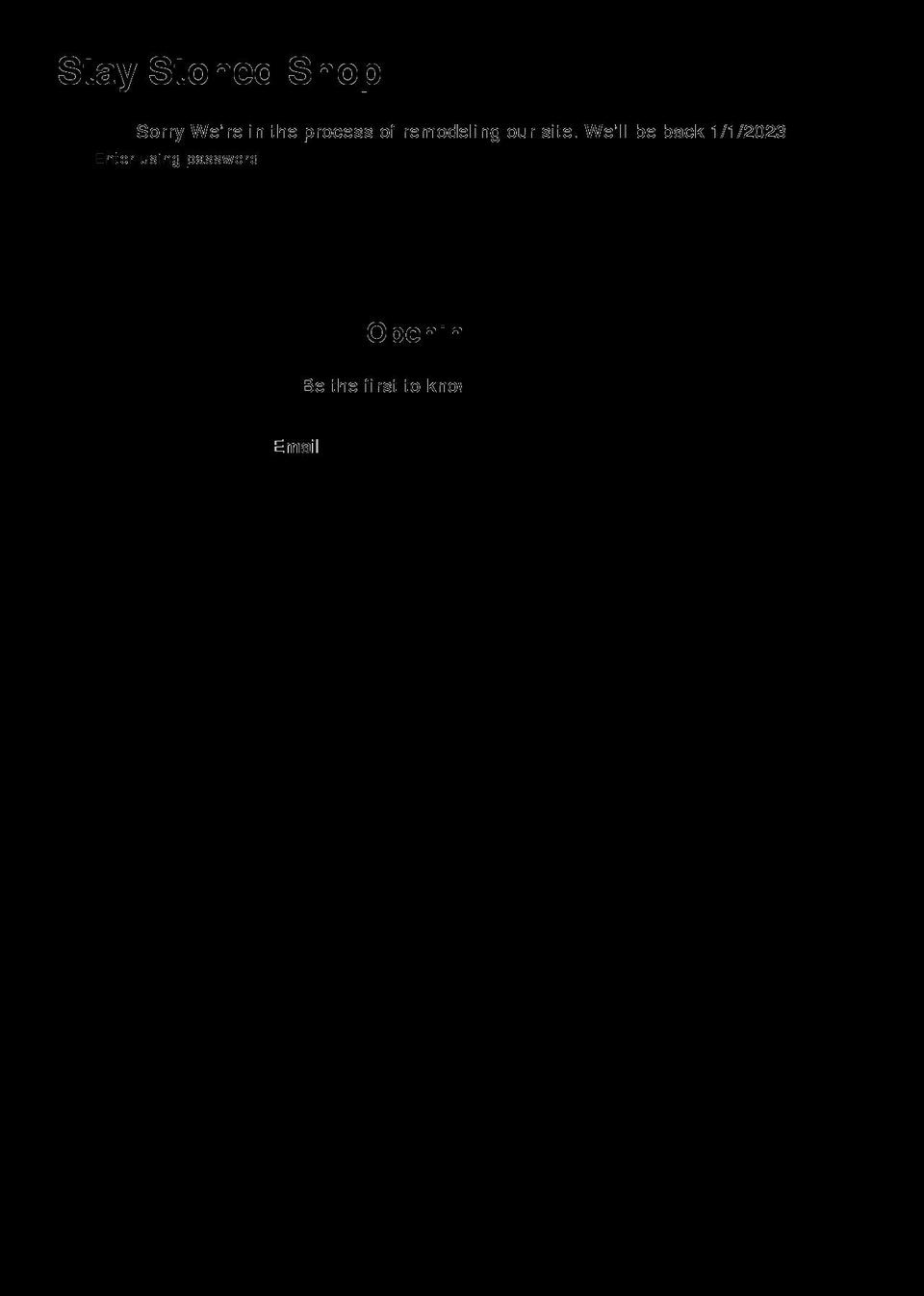 staystonedshop.com shopify website screenshot