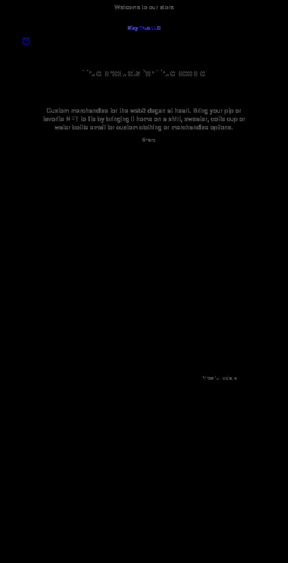 staytruellc.com shopify website screenshot