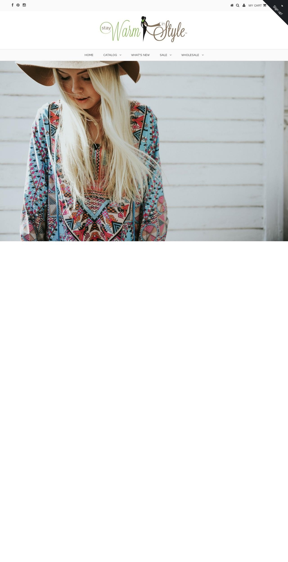 staywarminstyle.com shopify website screenshot