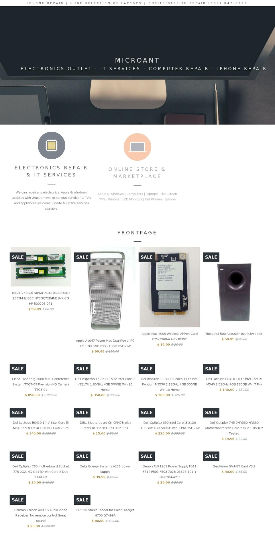 stcharlescomputerrecycling.com shopify website screenshot