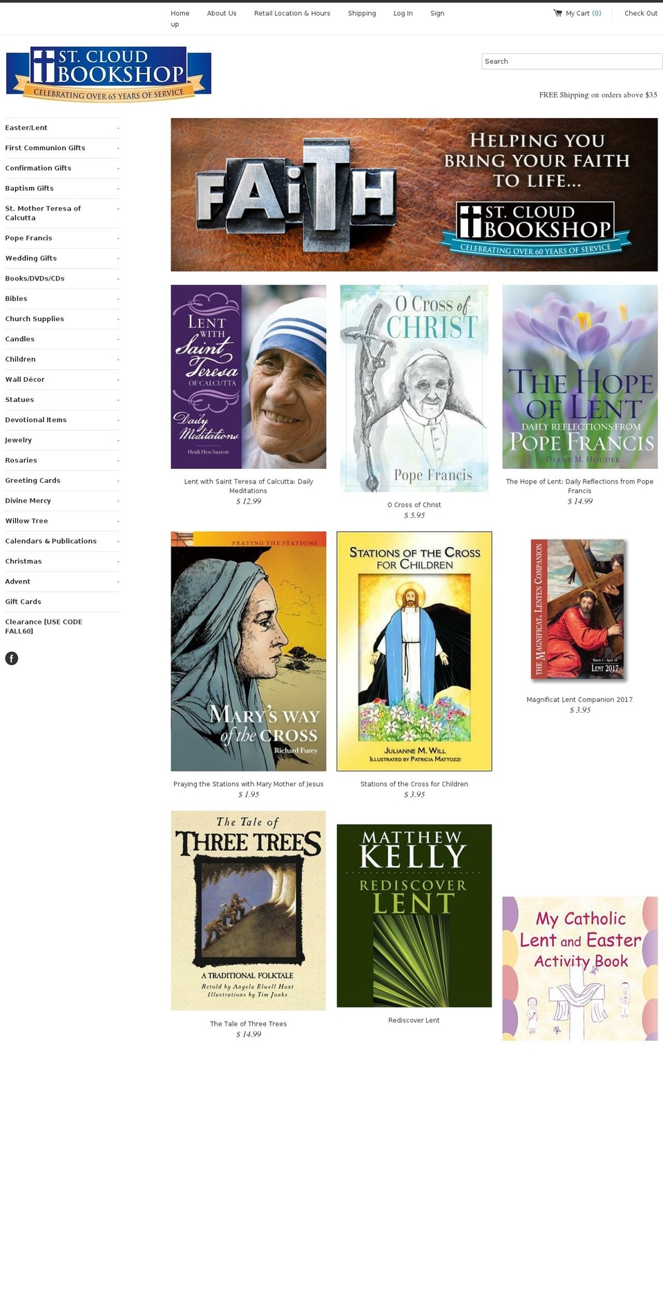 stcloudbookshop.com shopify website screenshot