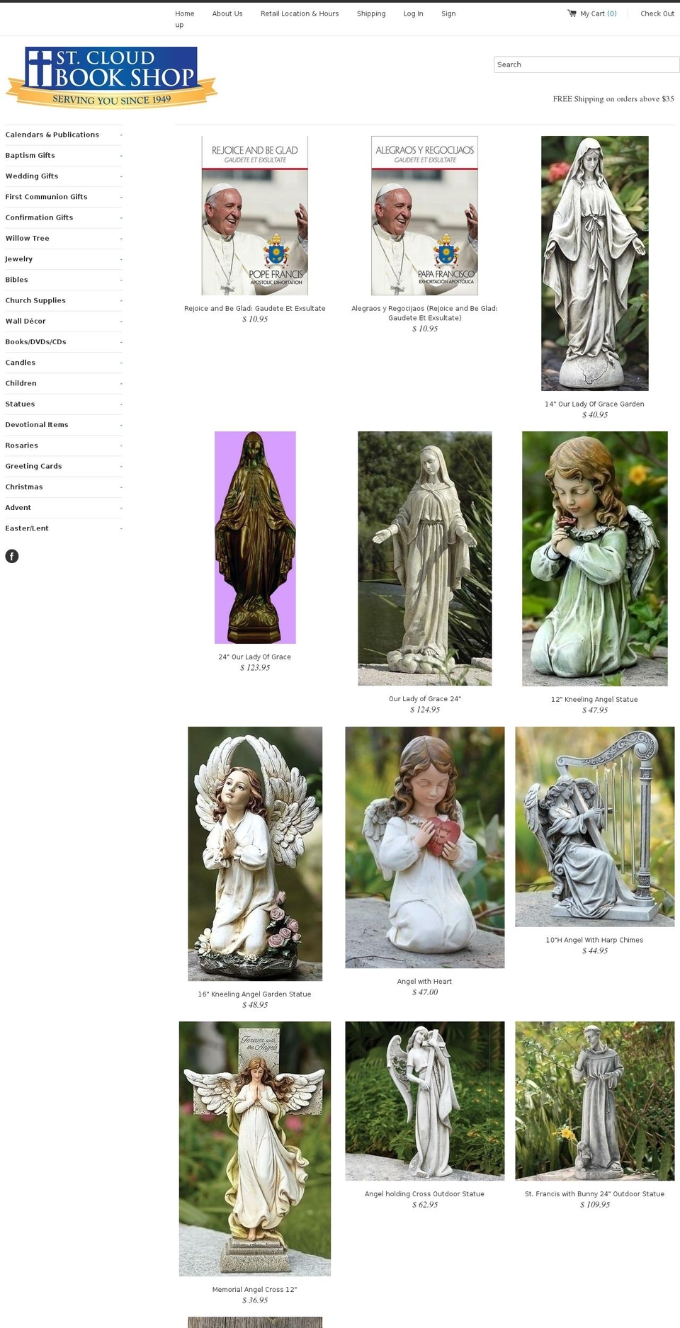 stcloudbookstore.com — Shopify storefront screenshot
