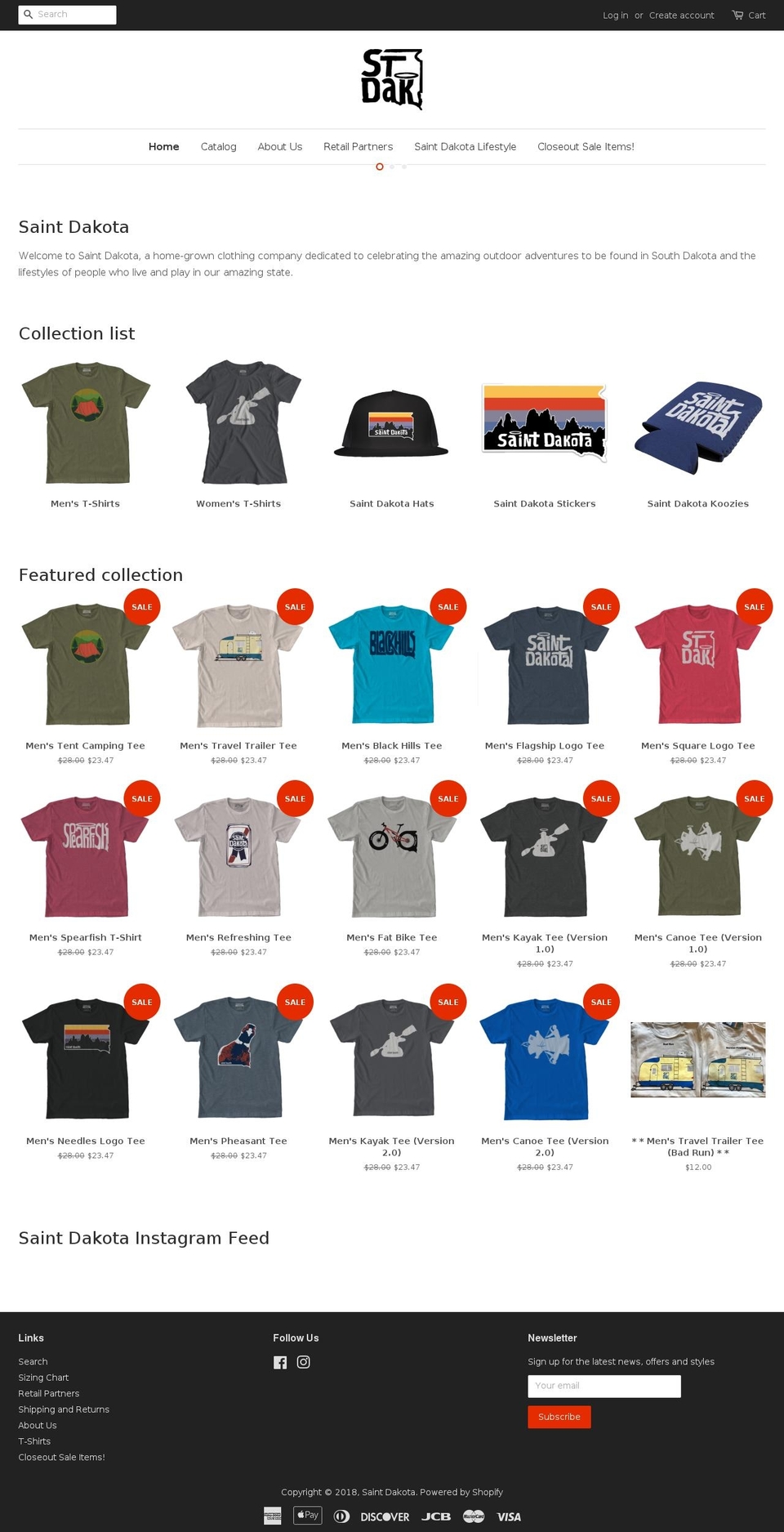 stdak.com — Shopify storefront screenshot