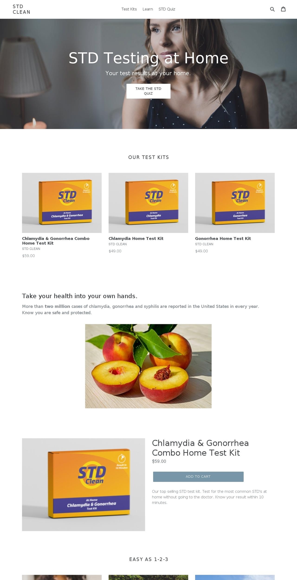stdclean.com — Shopify storefront screenshot