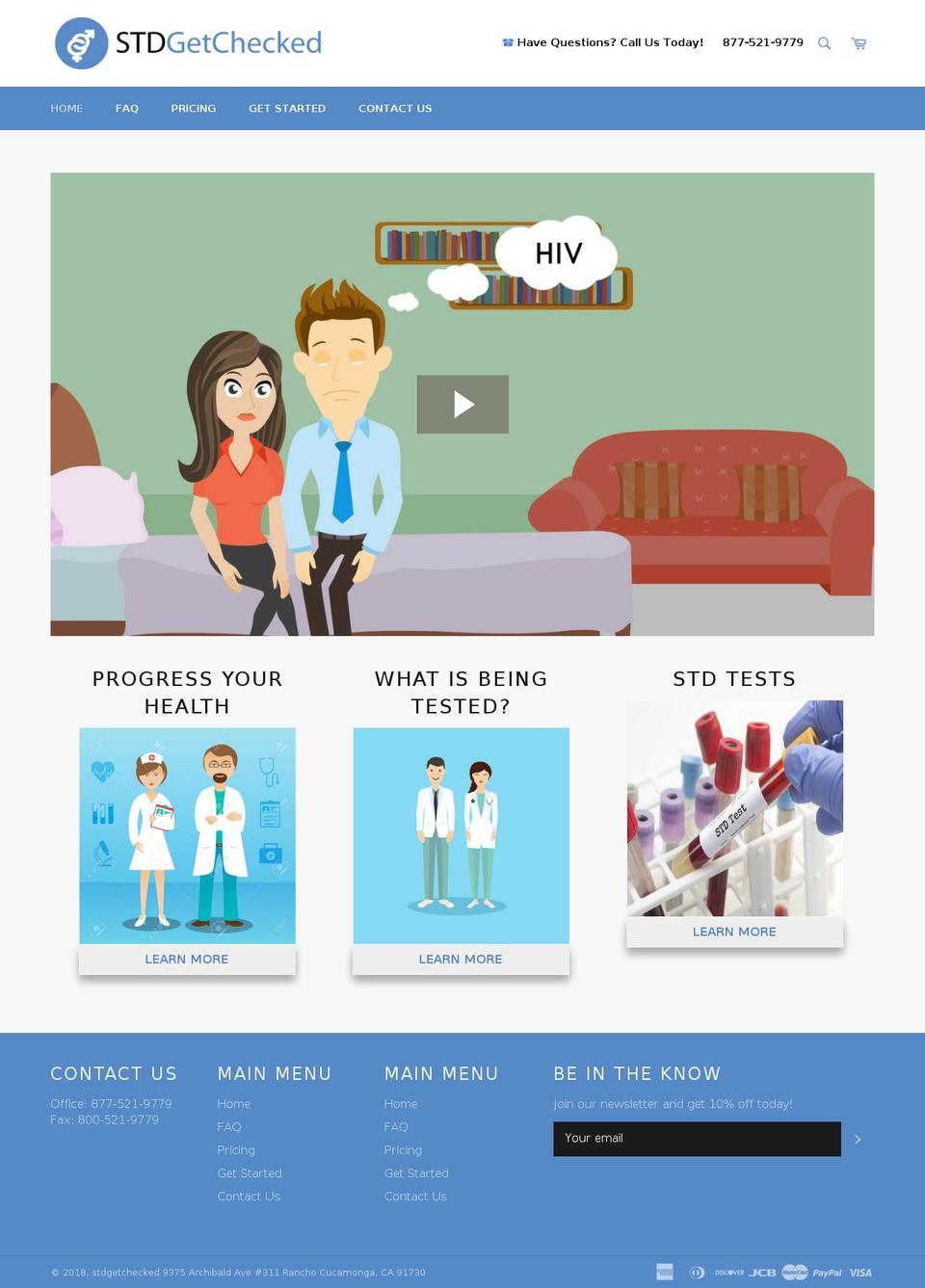 stdgetchecked.com — Shopify storefront screenshot