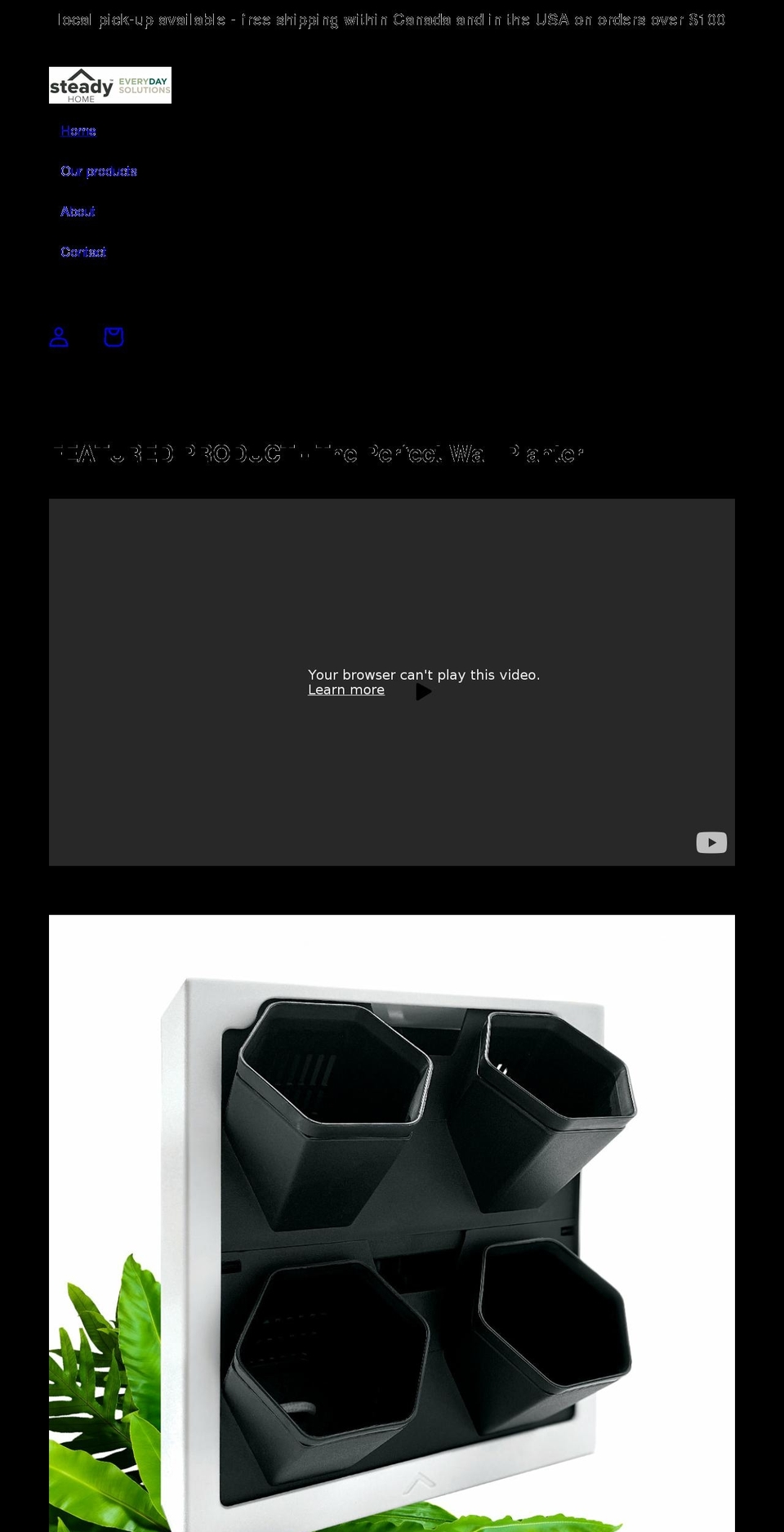 steadyhome.com shopify website screenshot