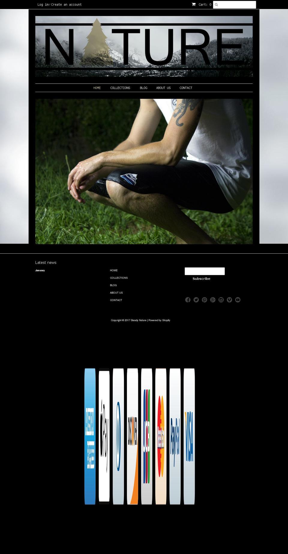 steadynature.com shopify website screenshot